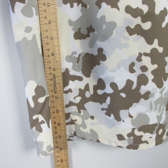 Indyeva Halka II Tank Top Bull Water Camo Women M Green V-Neck Casual Travel 90 - Picture 9 of 11